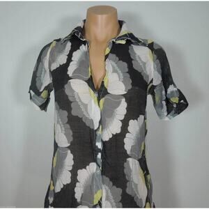 FLORAL Print Button Down Shirt